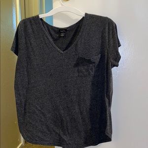 Grey off the shoulder top